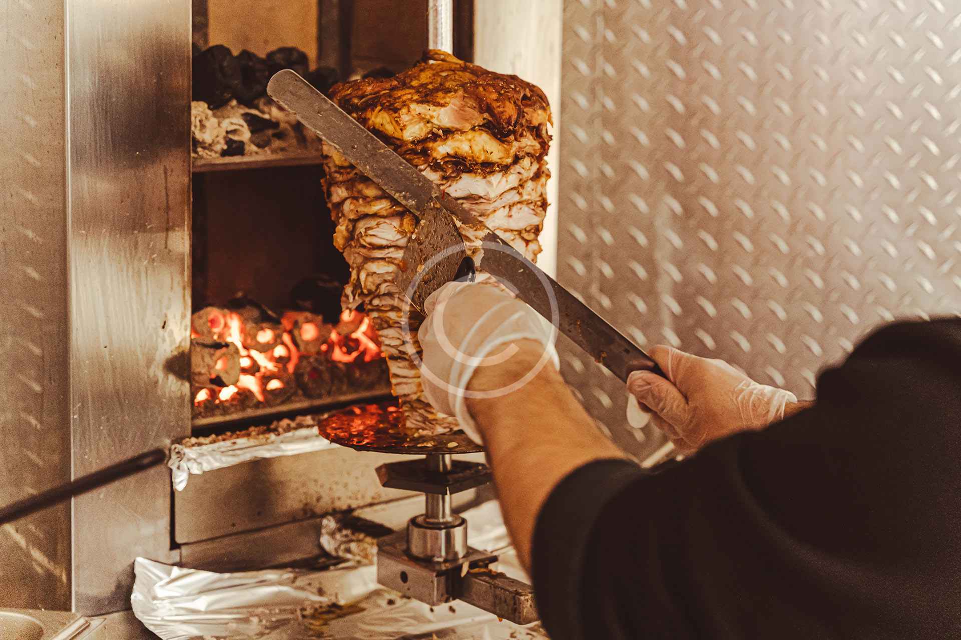 Classic beef kebab
